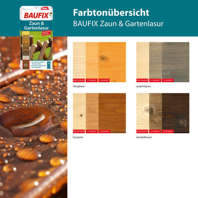 Zaun-Gartenlasur-color